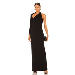 Solace London Saren Maxi Dress in Black